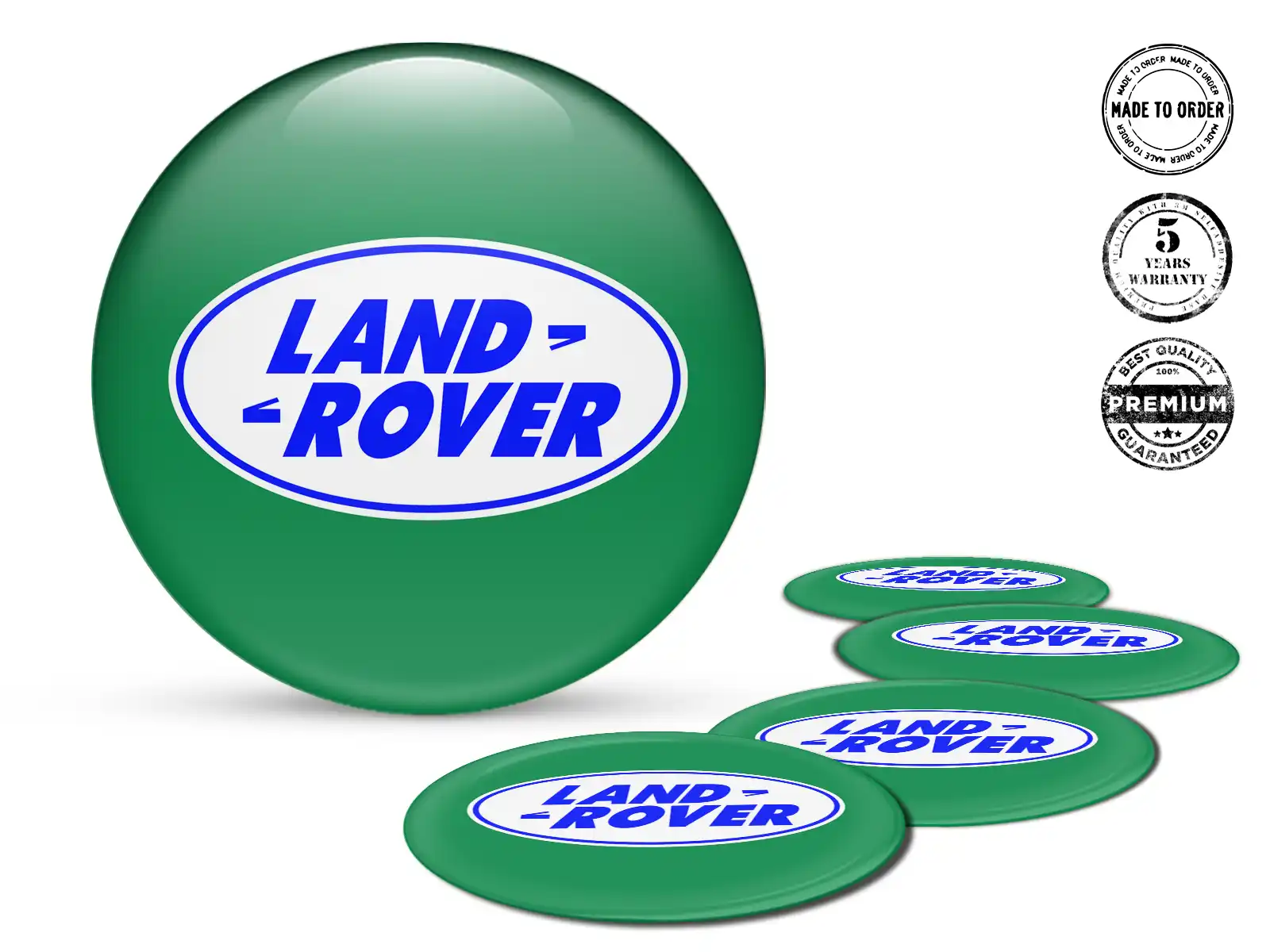 Land Rover Pegatinas de Aro para Autos Emblemas de Alta Calidad